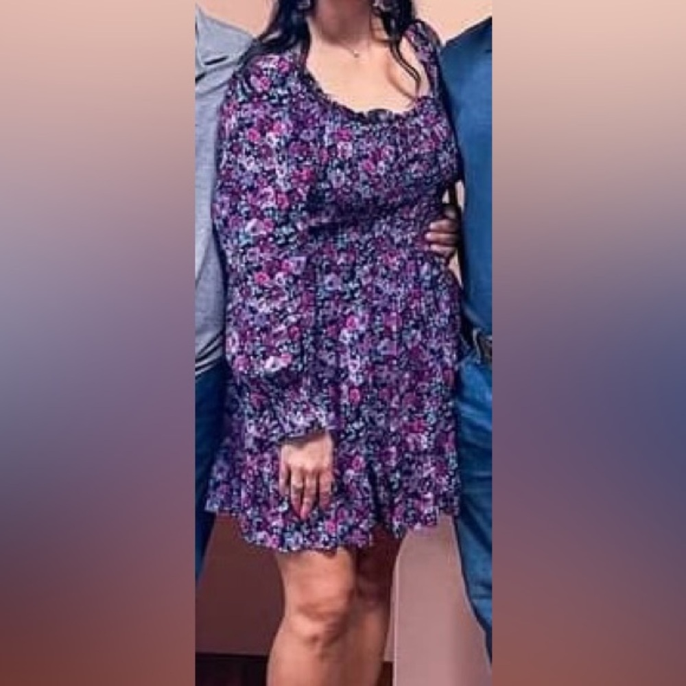 Wild Fable Purple Floral Dress